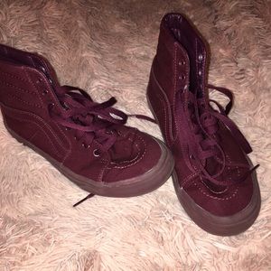 maroon vans